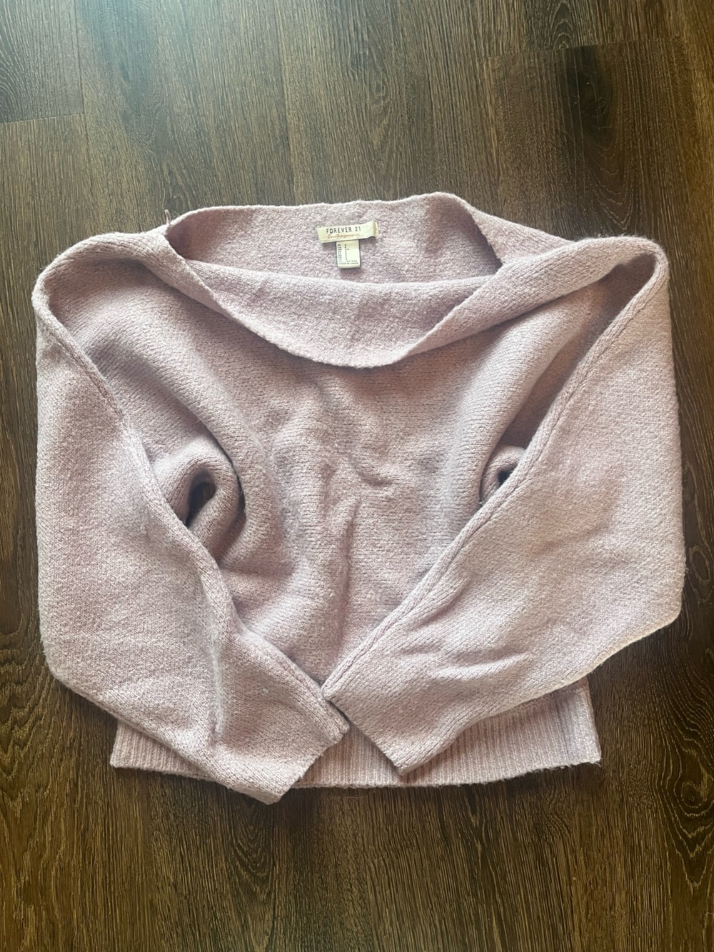 Forever 21 Lilac Cowl Neck Sweater